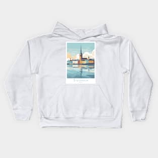 Serene Stockholm Reflection Kids Hoodie